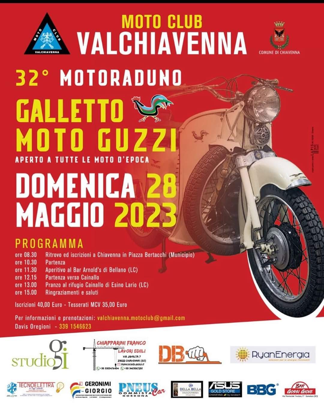 32 Galletto Moto Guzzi - Chiavenna