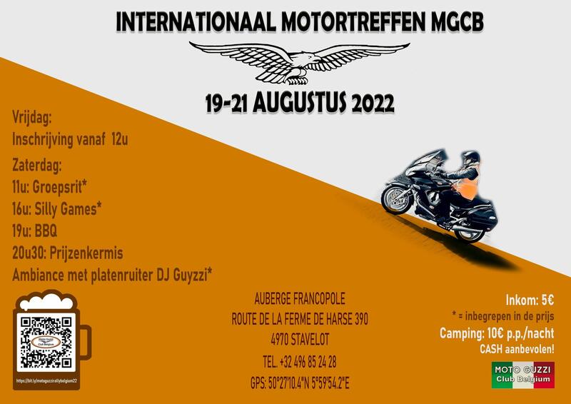 Moto Guzzi Club Belgium Internationaal Treffen